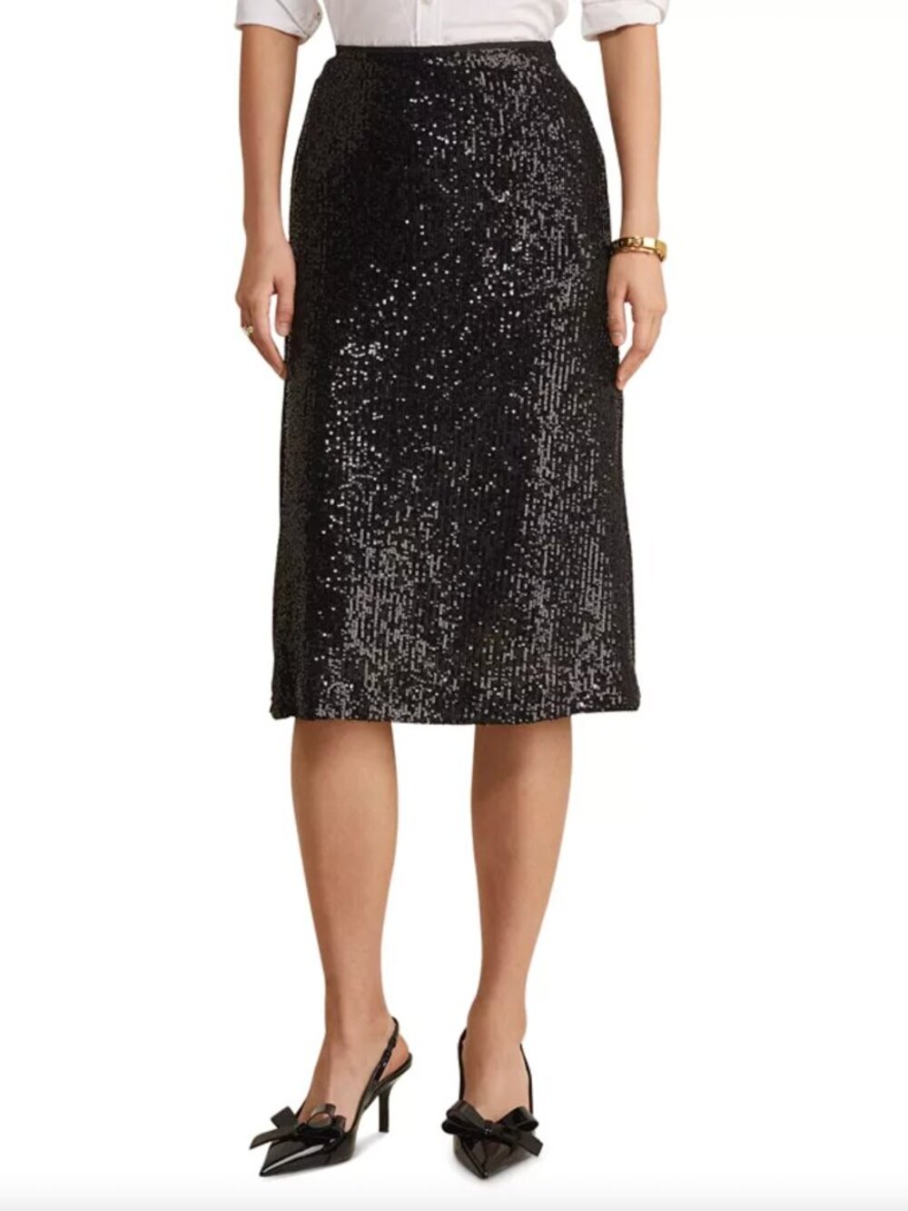 NWT  Vineyard Vines Sequin Midi Skirt Size Small
